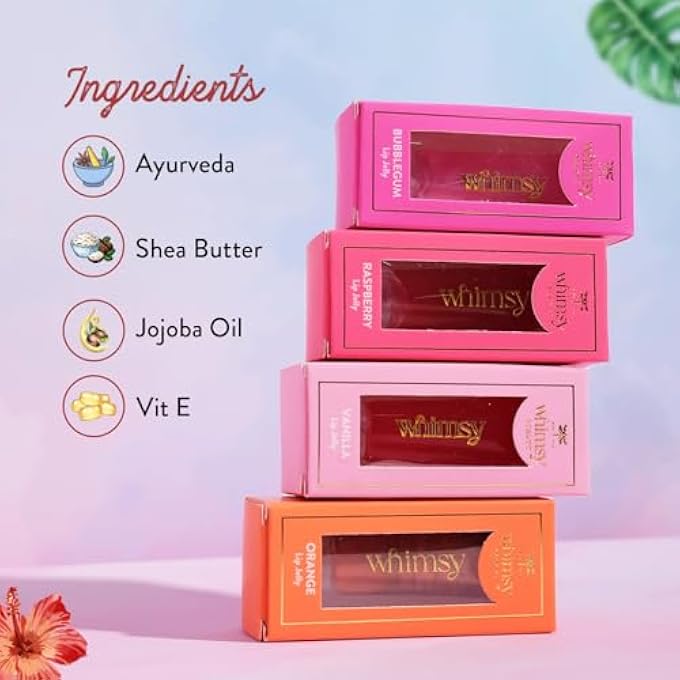 Whimsy BEAUTY NATURAL, ORGANIC TINTED LIP BALM- LIP JELLY FOR FOR KIDS| LIP BALM FOR DRY & CHAPPED LIPS| HYDRATED AND NOURISHING LIPS| ALL SKIN TYPE| INTENSE CARE |NON-STICKY| LIP BALM FOR SOFT, - Image 3